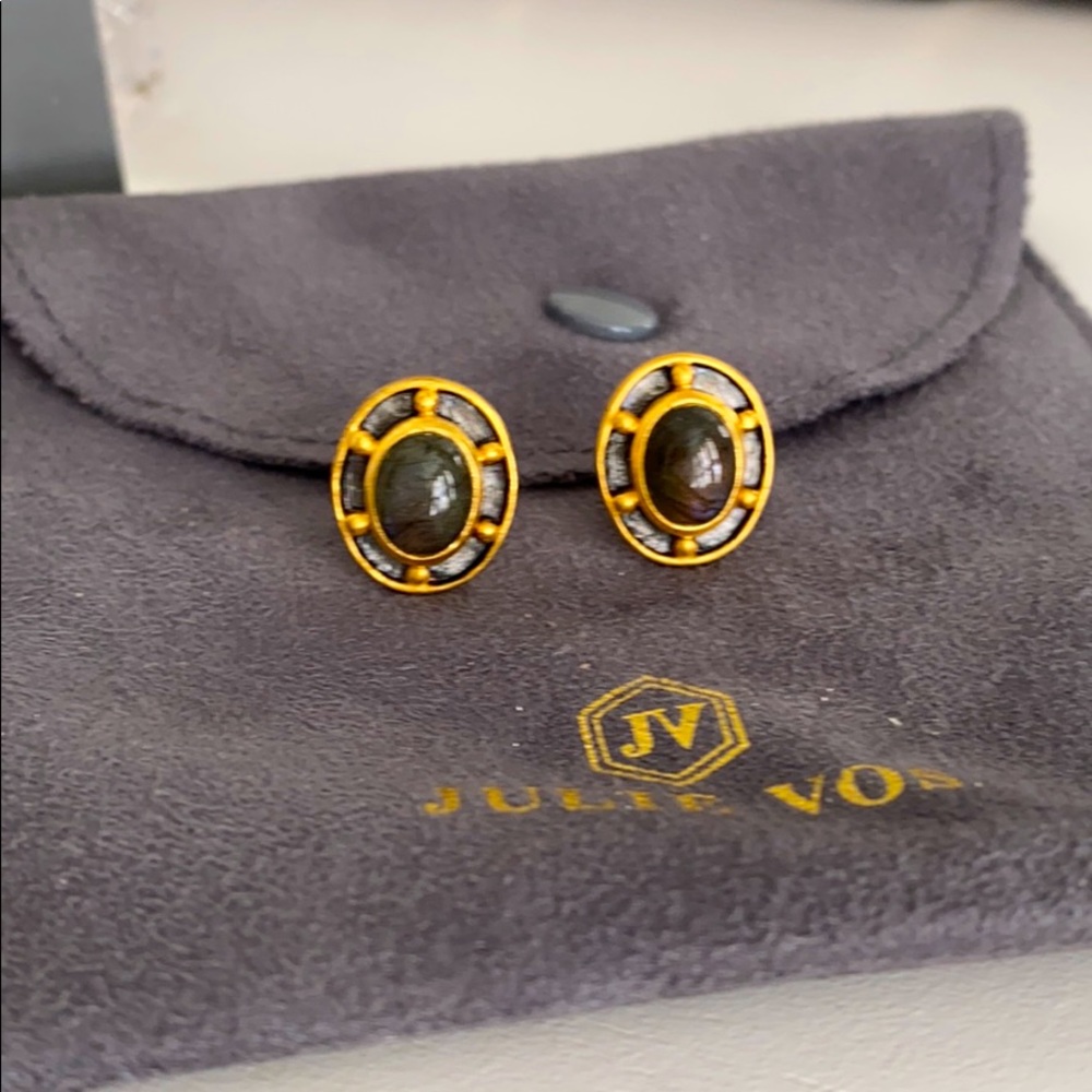 Julie Vos Smoky Quartz earrings